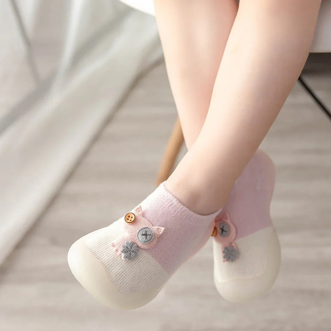 Kit de Meias Divertidas com Fundo Emborrachado - Pague 2, Leve 3