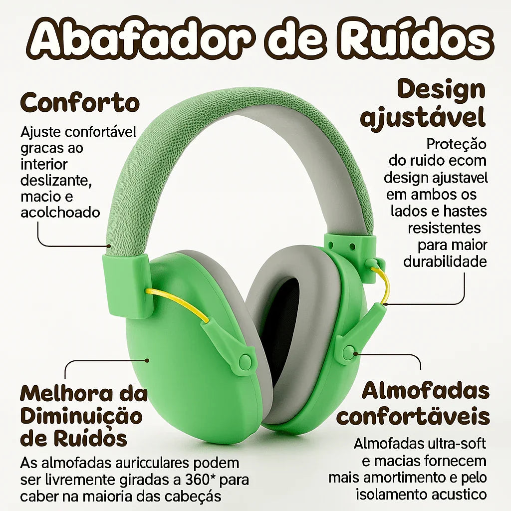 Abafador de Ruídos Calminho - 19% OFF - BRINCAR JUNTO
