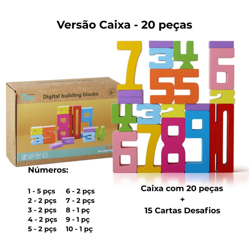 Blocos Numéricos Educativos - Matemágicos - 25% OFF - BRINCAR JUNTO