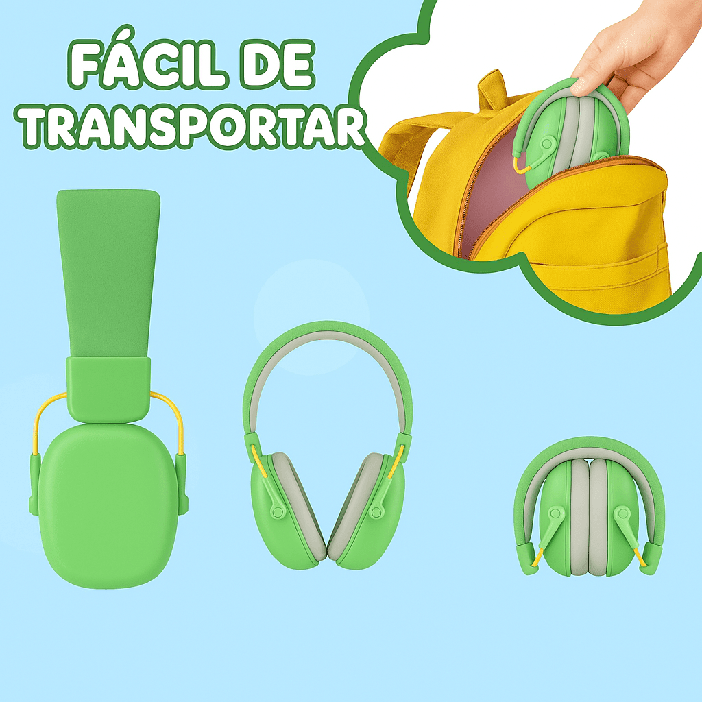 Calminho - Abafador Infantil de Sons - BRINCAR JUNTO