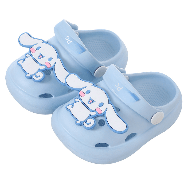 Crianças chinelos de verão meninas bebê buraco sapatos crianças dos desenhos animados praia em dois sentidos estilo coreano antiderrapante sandálias sapatos de jardim - BRINCAR JUNTO