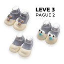 Kit de Meias Divertidas com Fundo Emborrachado - Pague 2, Leve 3 - BRINCAR JUNTO
