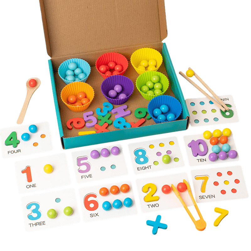 Material de Ensino de Matemática Montessori - BRINCAR JUNTO