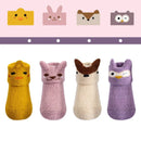 Meias Botinhas Antiderrapantes Bichos 3D - BRINCAR JUNTO