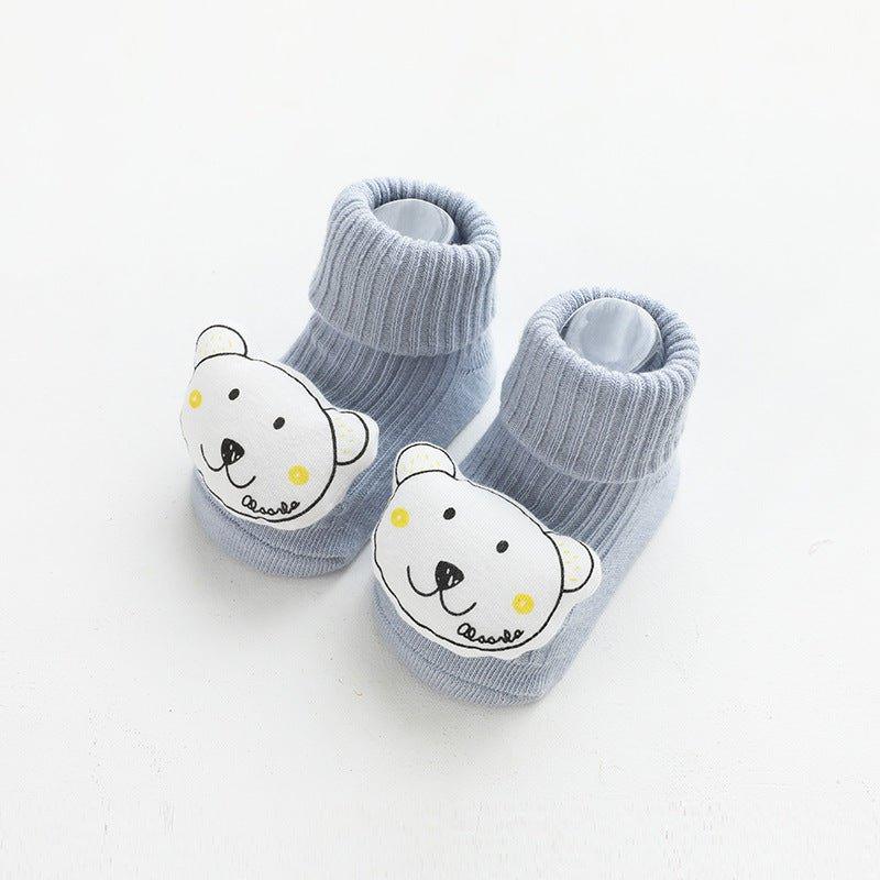 Meias Longas Antiderrapantes Bichos 3D - BRINCAR JUNTO