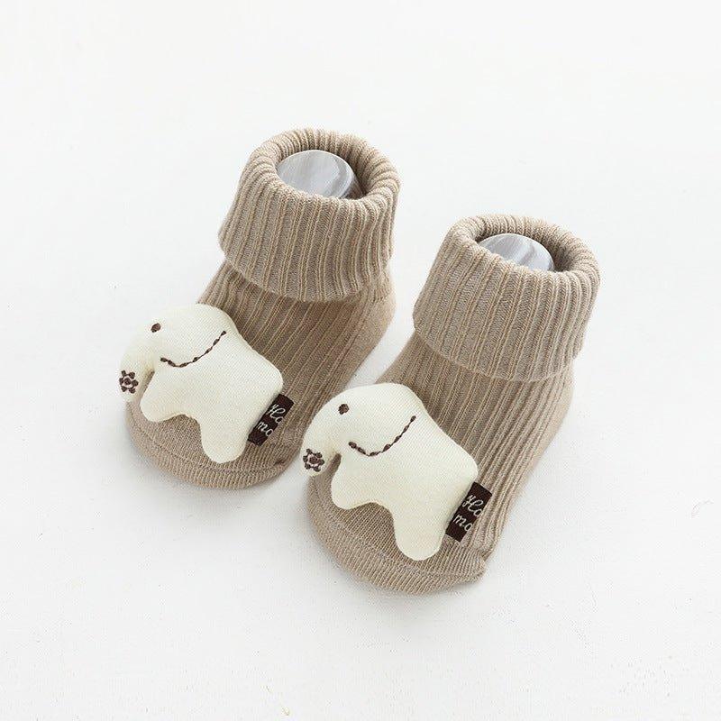 Meias Longas Antiderrapantes Bichos 3D - BRINCAR JUNTO