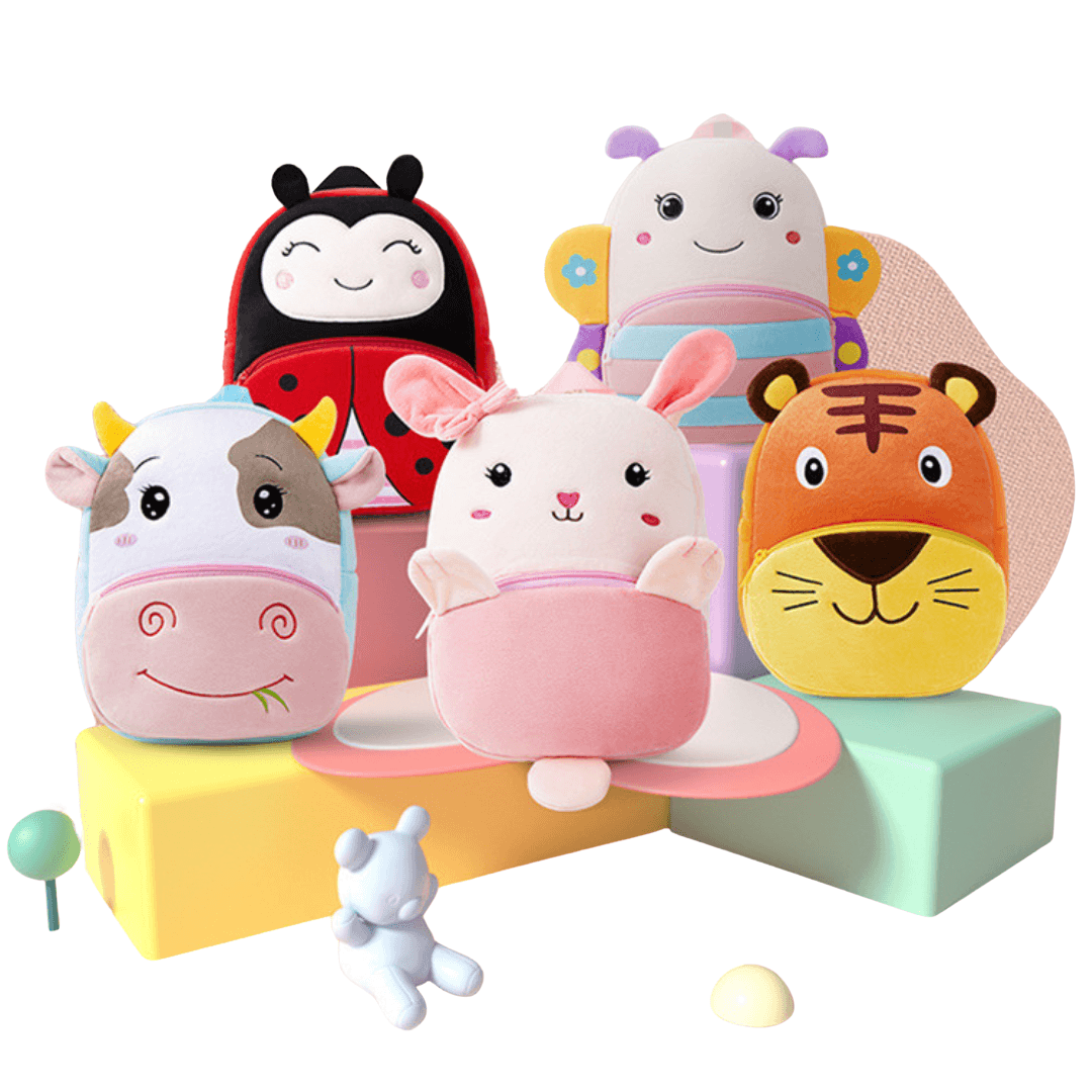 Mochila de Pelúcia ZooChila – 36% OFF🐾 - BRINCAR JUNTO