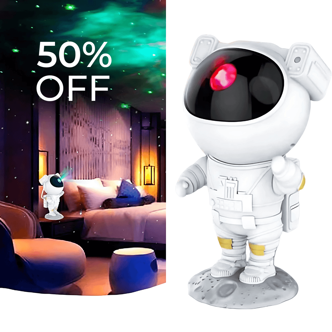 Projetor Astronauta Estelar - 50% OFF 😱😱 - BRINCAR JUNTO