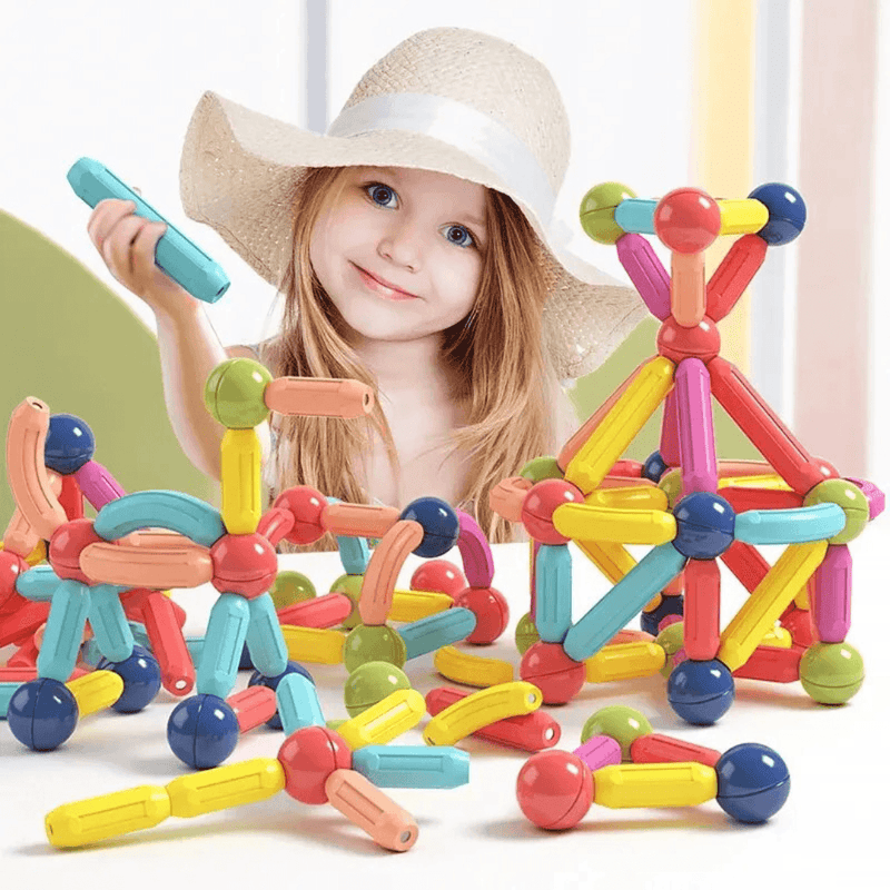 Super Blocos Magnéticos de Construção - BRINCAR JUNTO